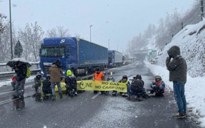 Blocco stradale al traforo del Monte Bianco