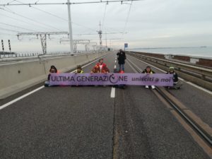 Blocco stradale Ultima Generazione Venezia