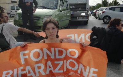 Enna, blocco stradale in via Pergusina