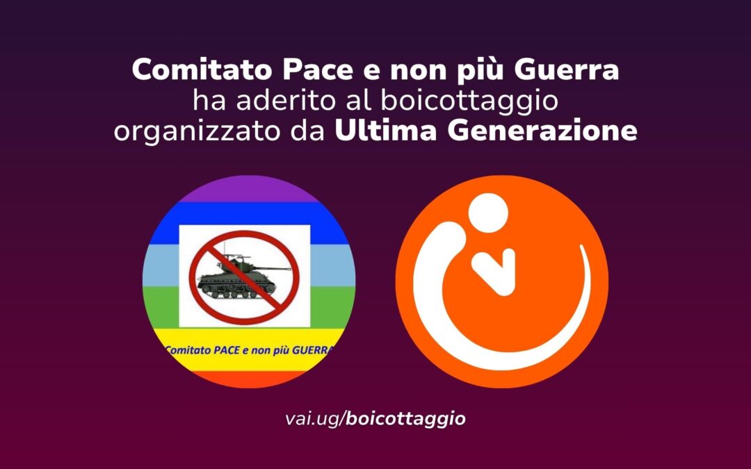 Comitato Pace e non più Guerra