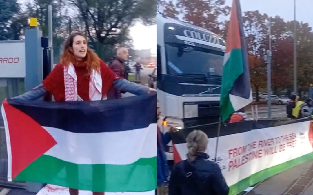 Blocchiamo Leonardo SPA a Nerviano (Milano)